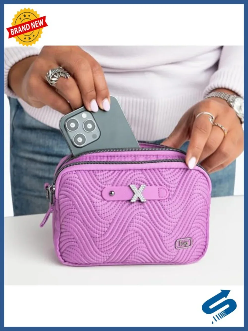 Lug Coupe SE 2 Convertible Crossbody Bag - Polyester Quilted Organizer RFID